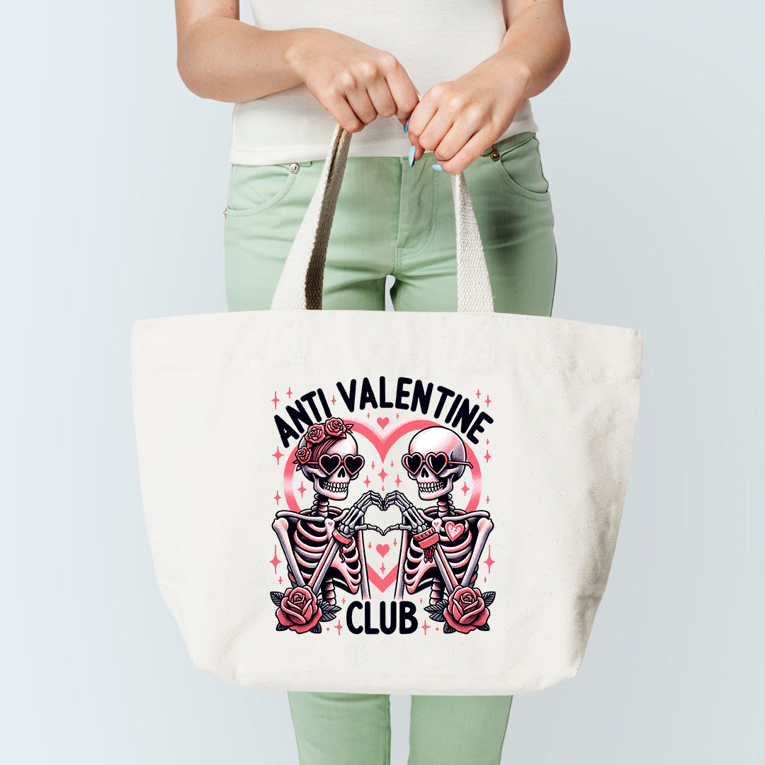 Anti V Day Tote Bag