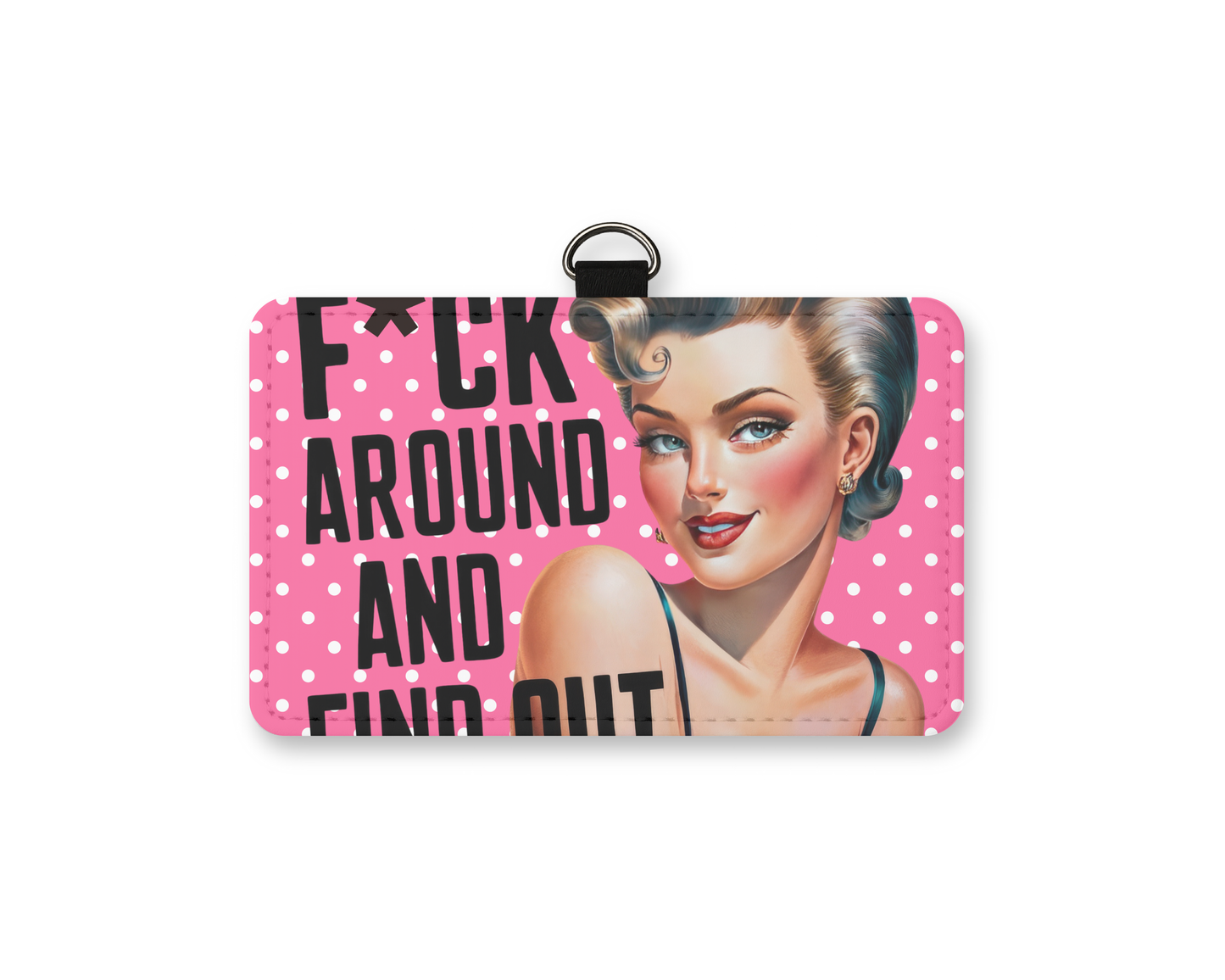pin up fafo id holder
