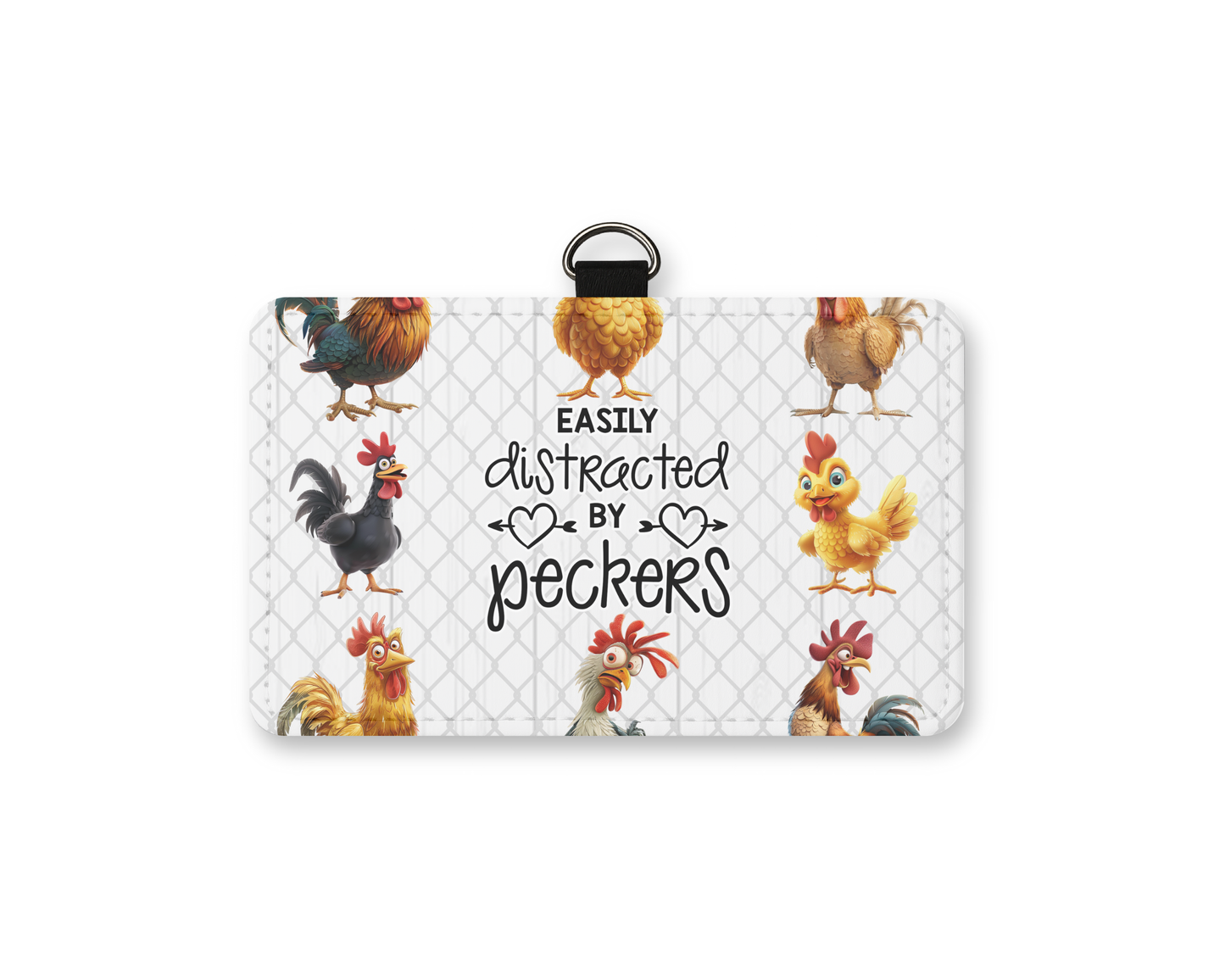 easily distracted id holder