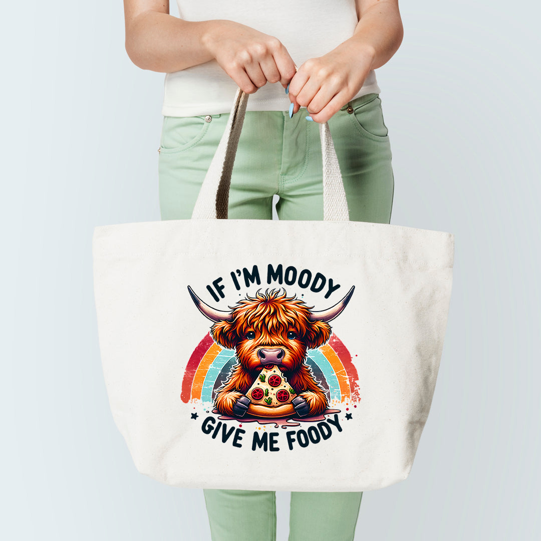 Moody Need Foody Tote Bag