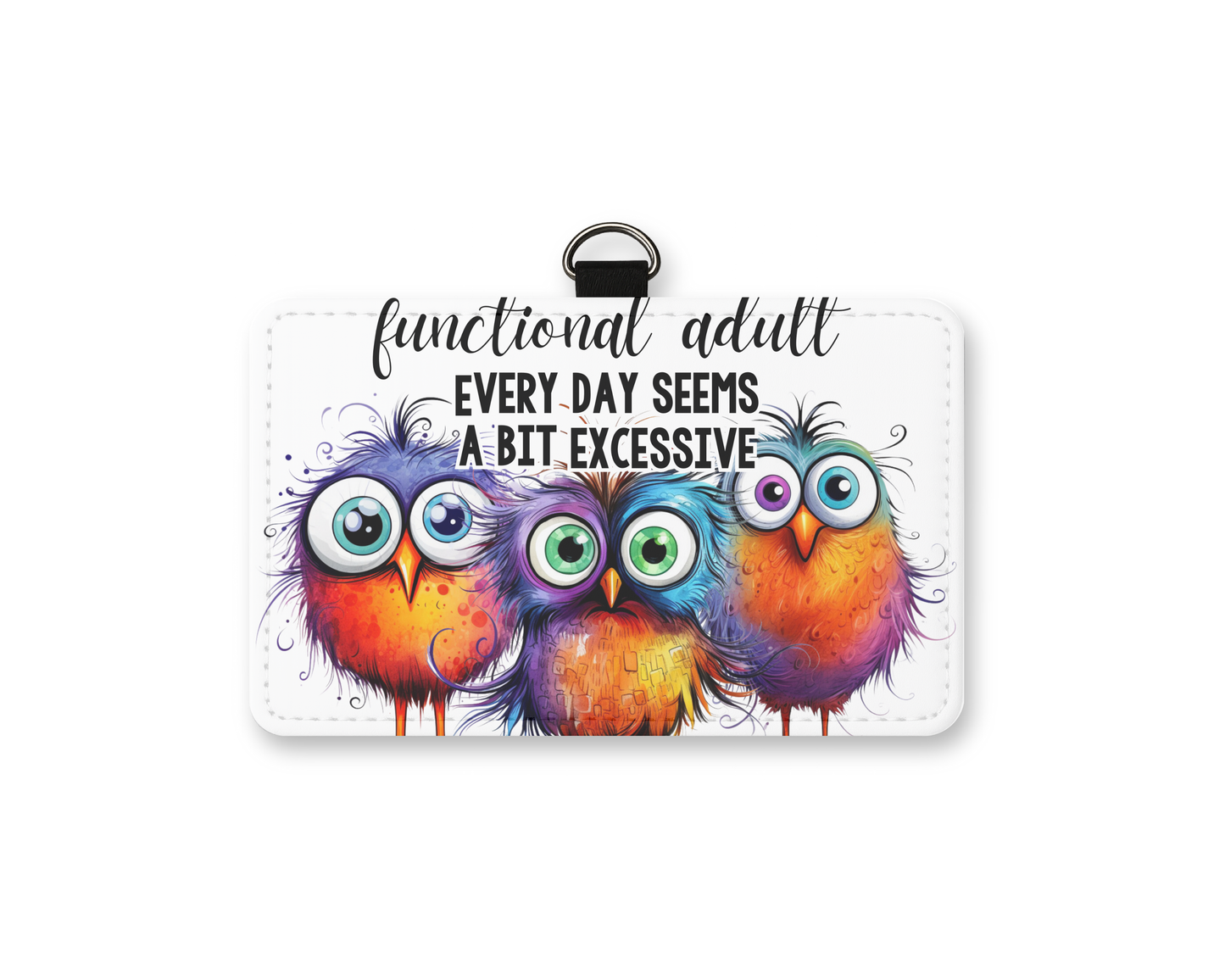 functional adult id holder