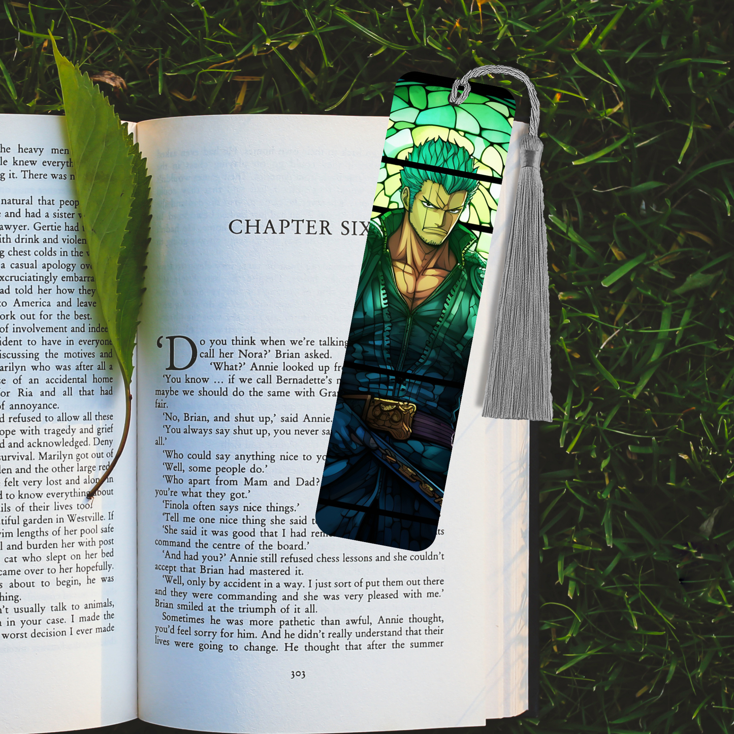 Zoro Bookmarker – Durable Laminated Bookmark