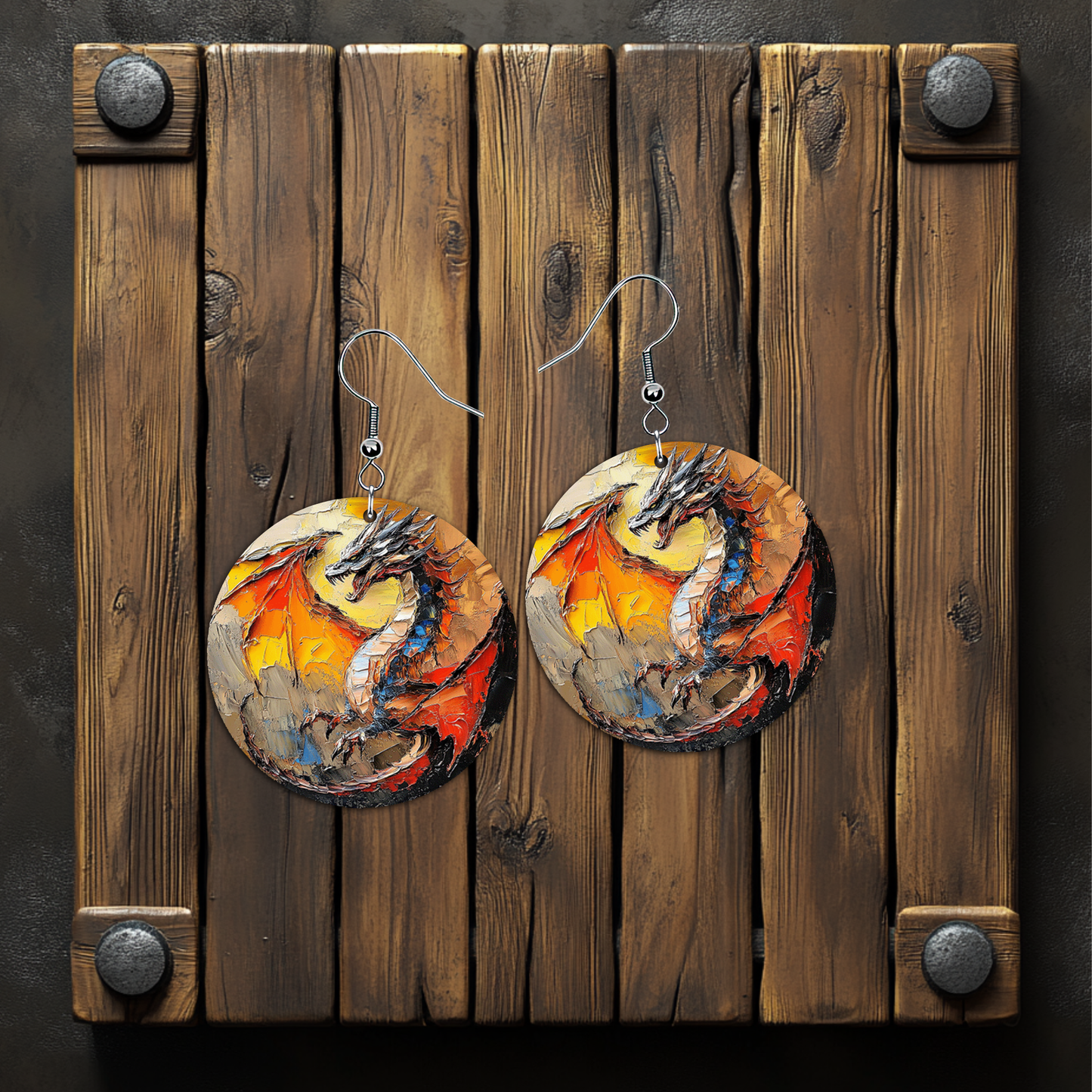 Dragon Earrings β Lightweight Hypoallergenic Earrings