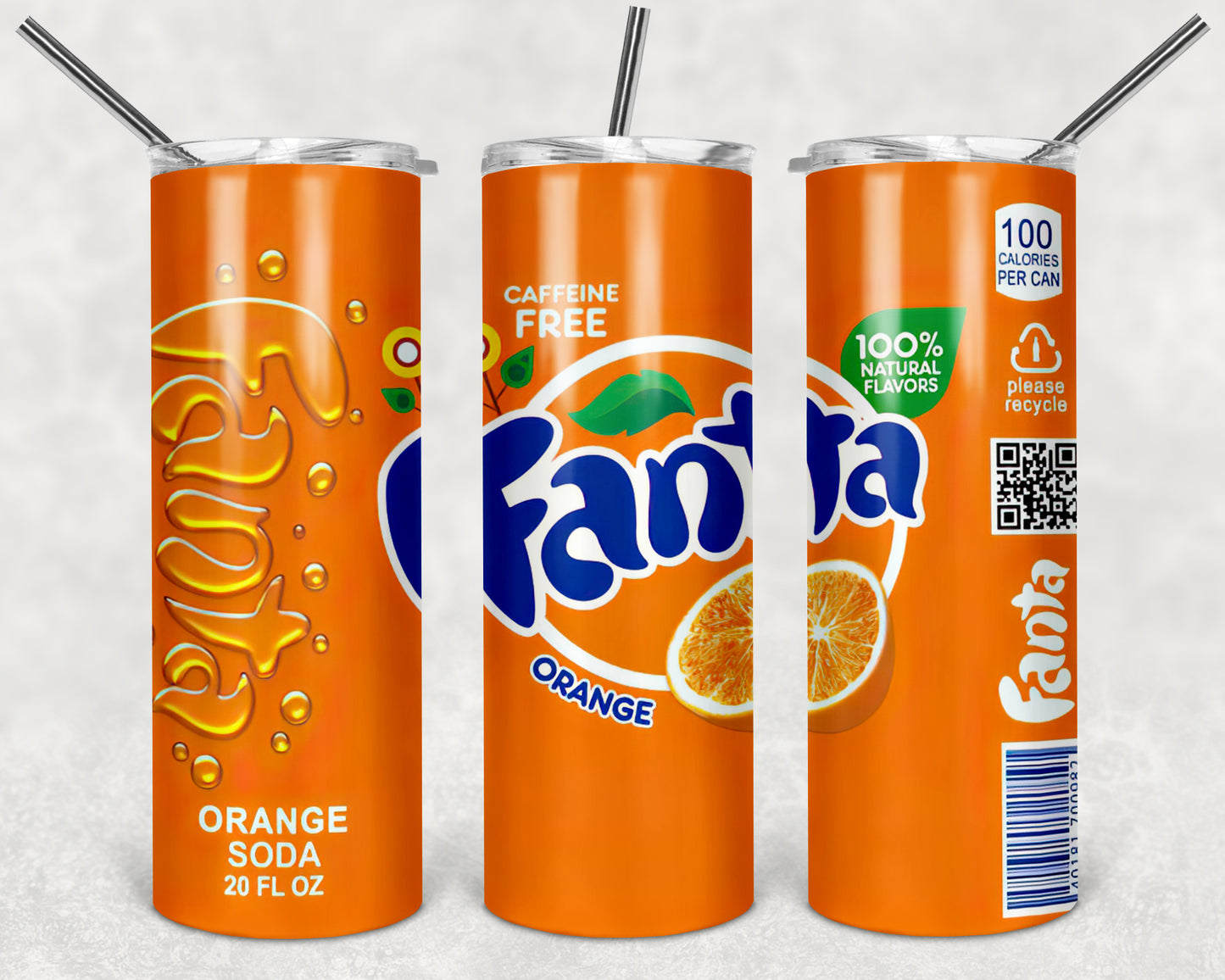 Fanta Orange 20Oz Skinny Tunbler