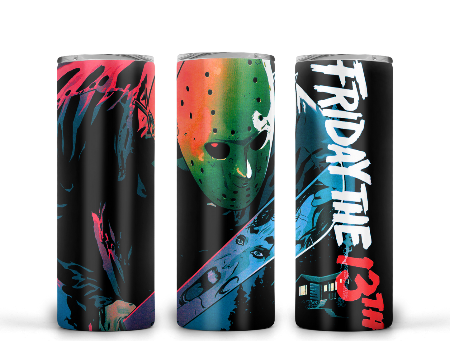 Friday The 13Th 20.Oz Tumbler 20oz Skinny Tumbler – Insulated Stainless Steel with Straws & Brush