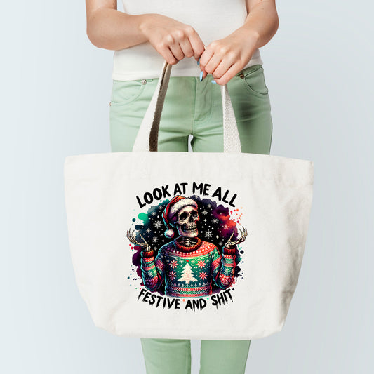 All Festive And Sh*T Tote Bag