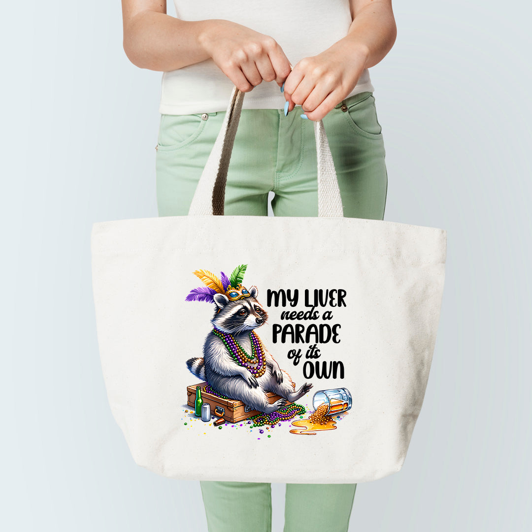 My Liver Needs A Parade Tote Bag