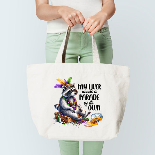 My Liver Needs A Parade Tote Bag