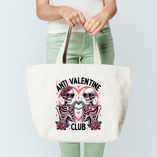 Anti V Day Tote Bag