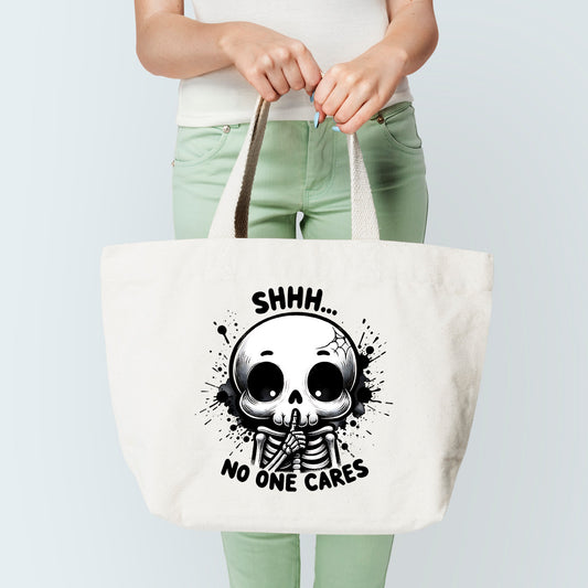 No One Cares Tote Bag