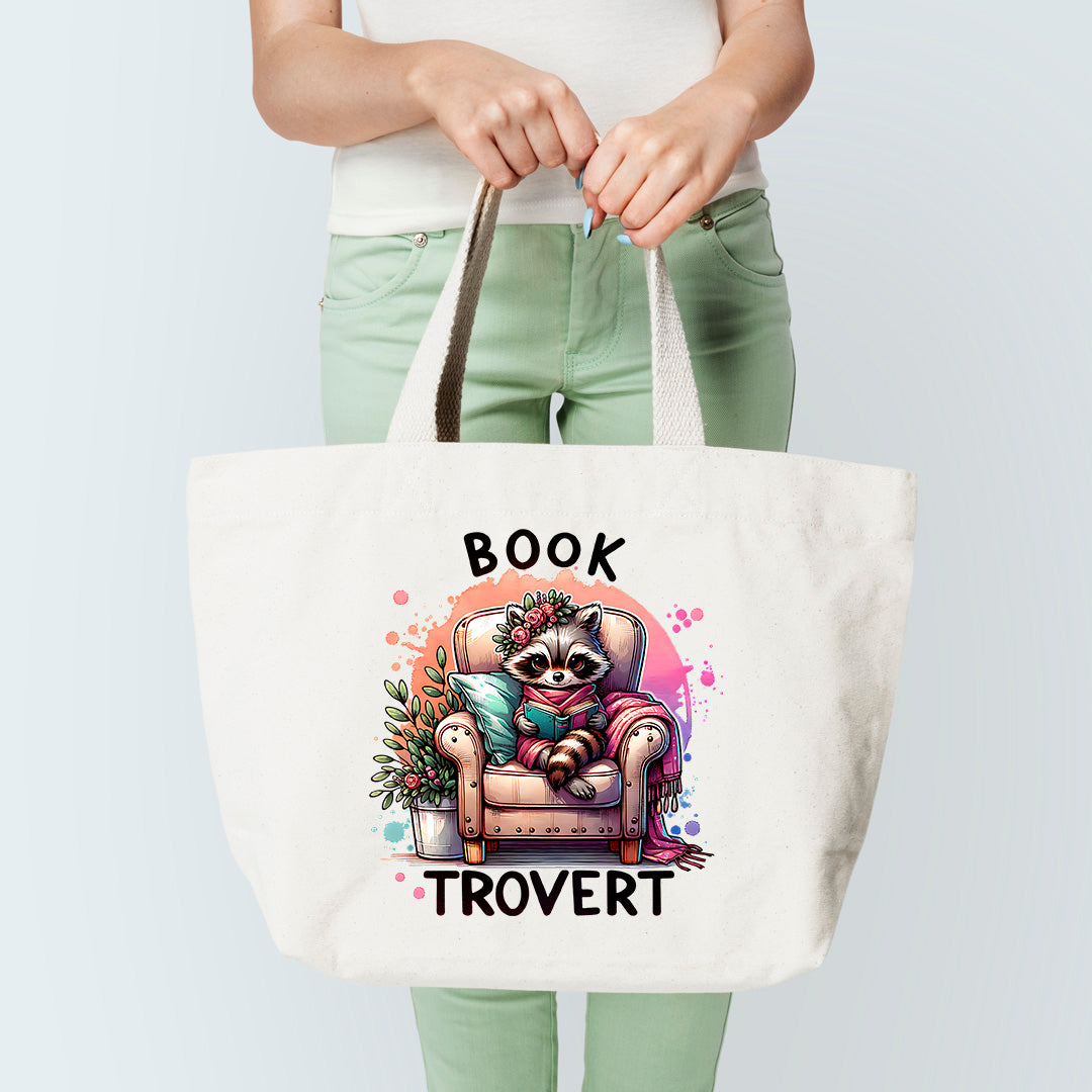Booktrovert Tote Bag