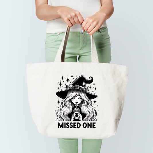 Missed One Witch Tote Bag