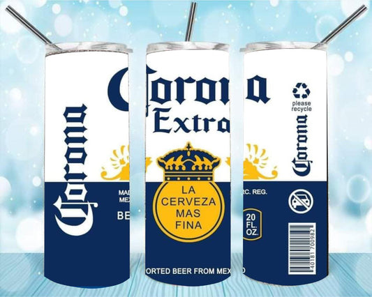 Corana Extra 20oz Skinny Tumbler – Insulated Stainless Steel with Straws & Brush