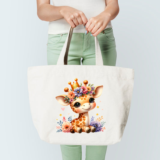 Baby Giraffe Tote Bag