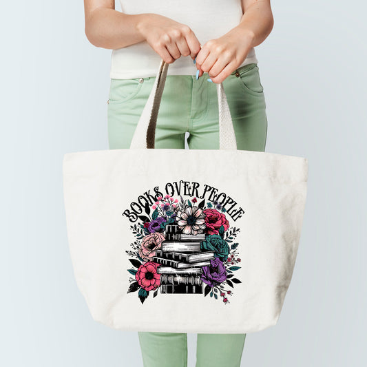 Books Over People Tote Bag