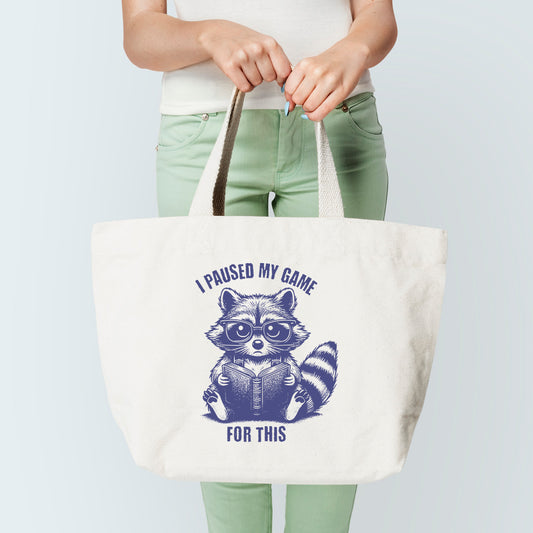 Paused My Game Tote Bag