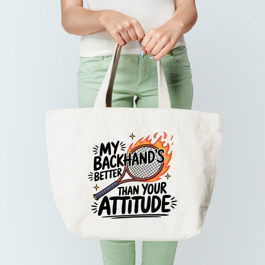 Backhanded Tote Bag