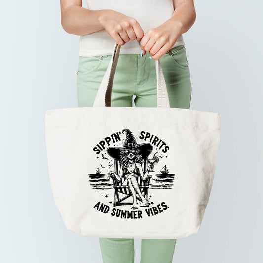 Sippin On Spirits Tote Bag