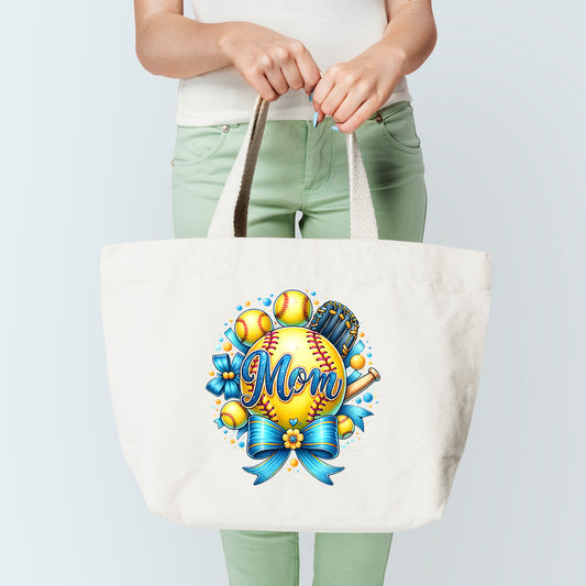 Softball Mom Tote Bag