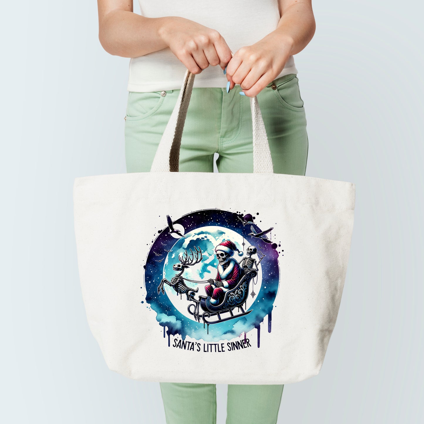 Santas Sinner Tote Bag