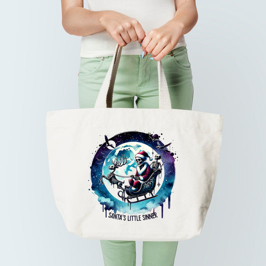 Santas Sinner Tote Bag