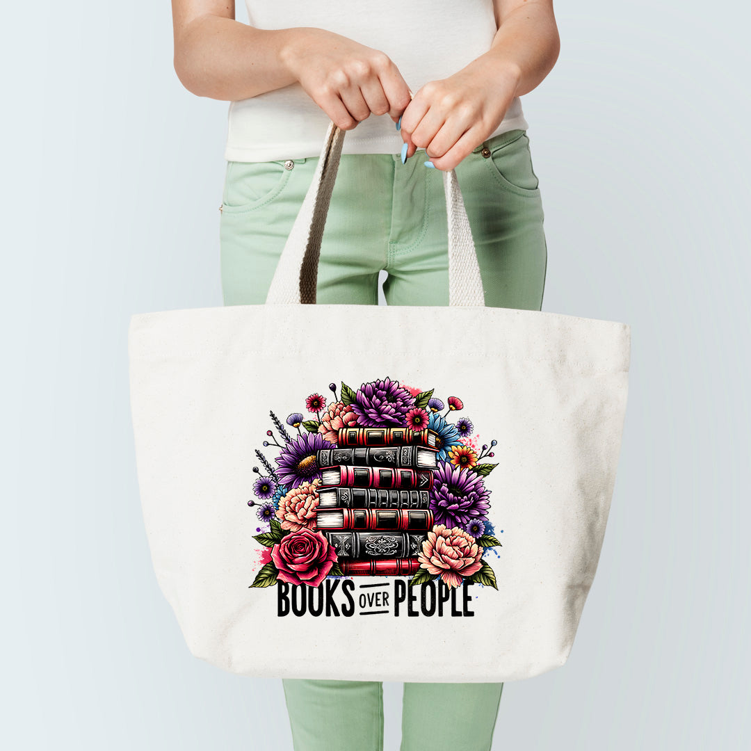 Books Over People Tote Bag