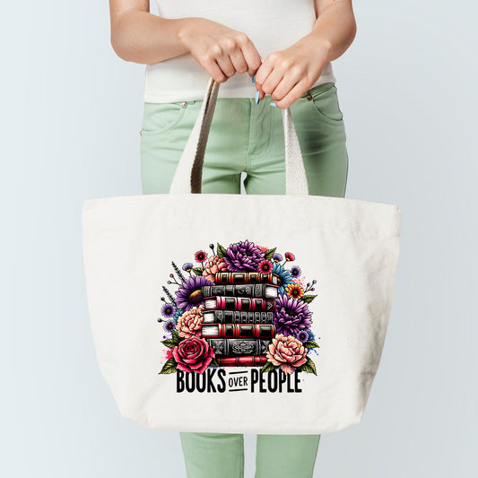 Books Over People Tote Bag