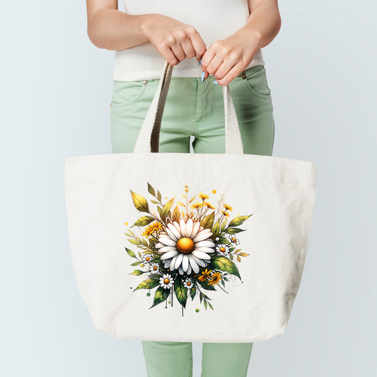 Daisy Cluster Tote Bag