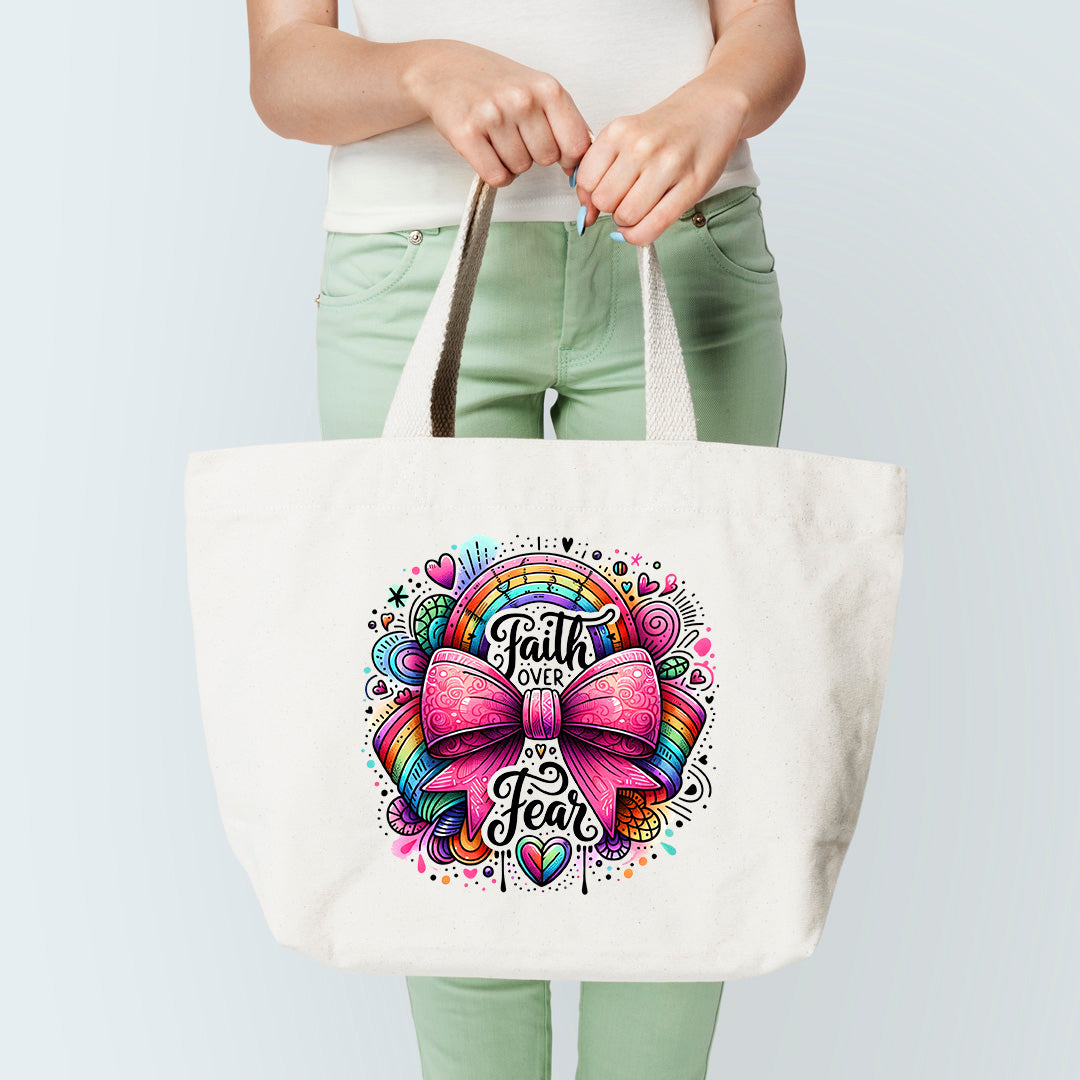 Faith Over Fear 2 Tote Bag