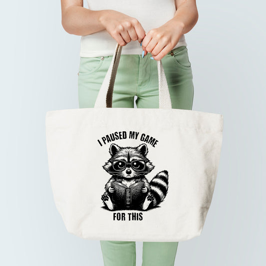 Paused My Game  Tote Bag