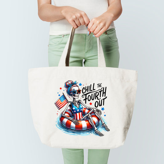 Chill The Fourth Out Tote Bag