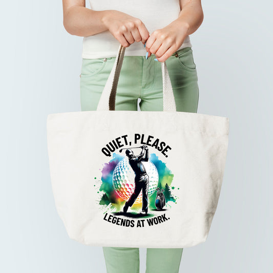 Golf Legend Tote Bag