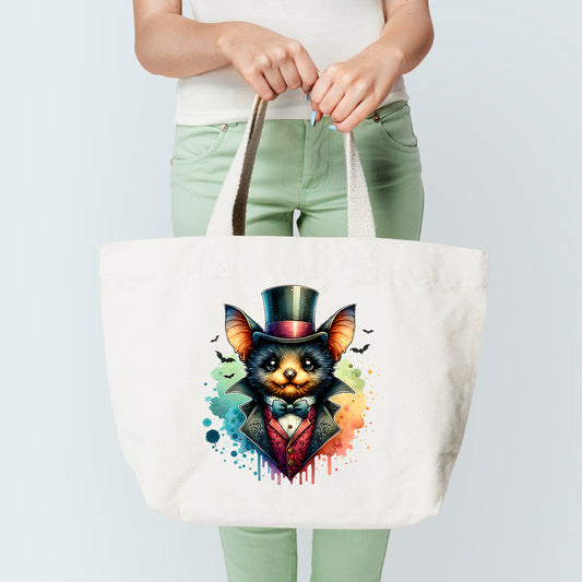 civil bat tote bag