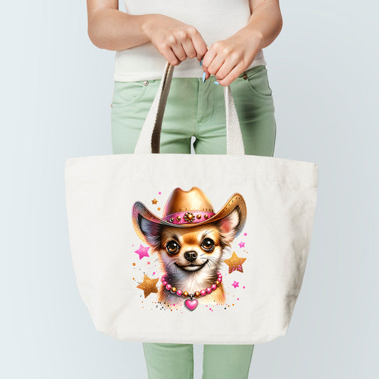 Western Chihuahua Tote Bag