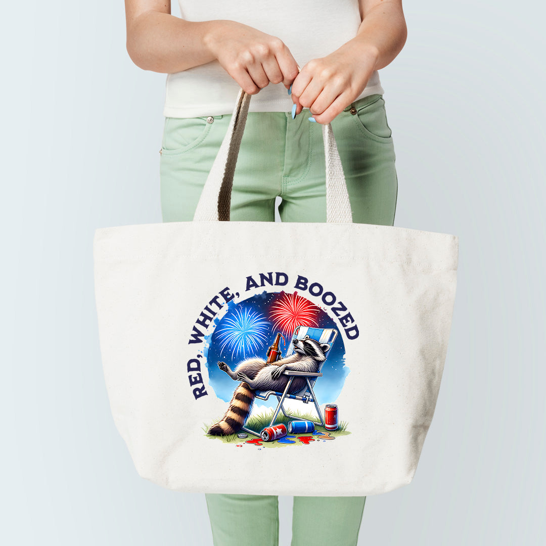 Red,White,Boozed Tote Bag