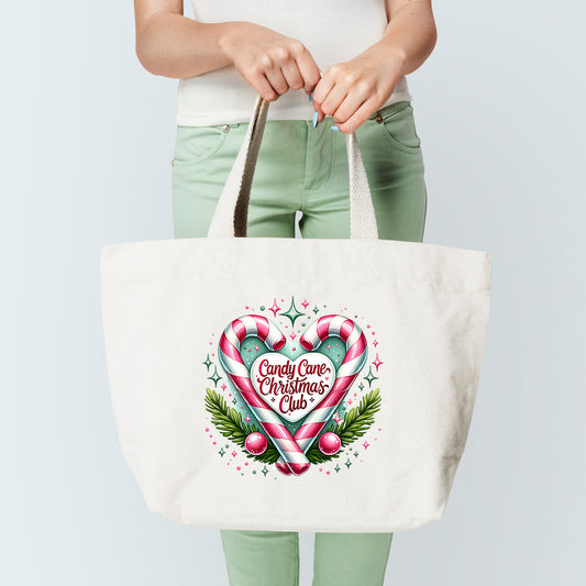 Candy Cane Club Tote Bag