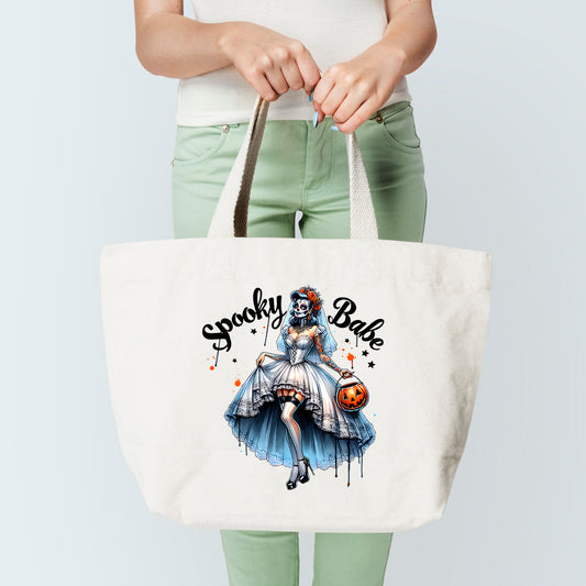 Spooky Babe Tote Bag
