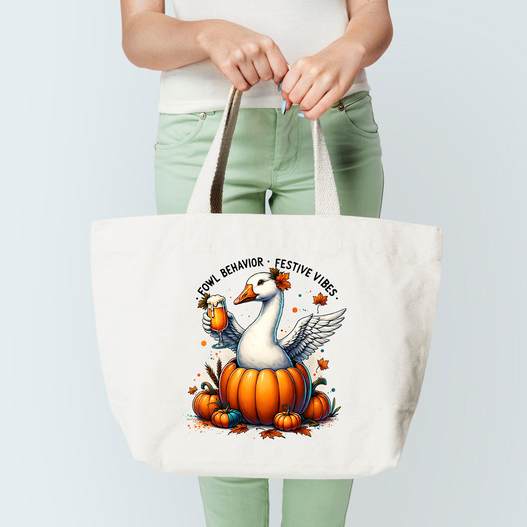 Fowl Behavior Tote Bag