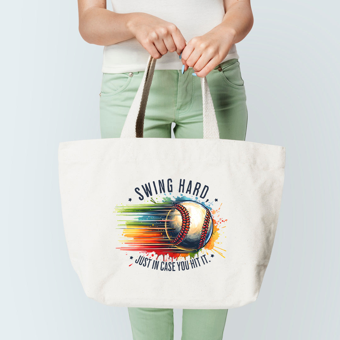 Swing Hard Tote Bag