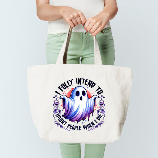 Intending To Haunt Tote Bag