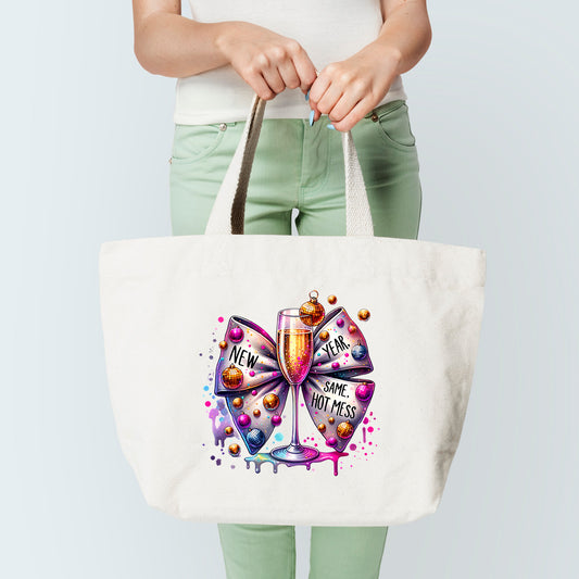New Year Same Mess Tote Bag