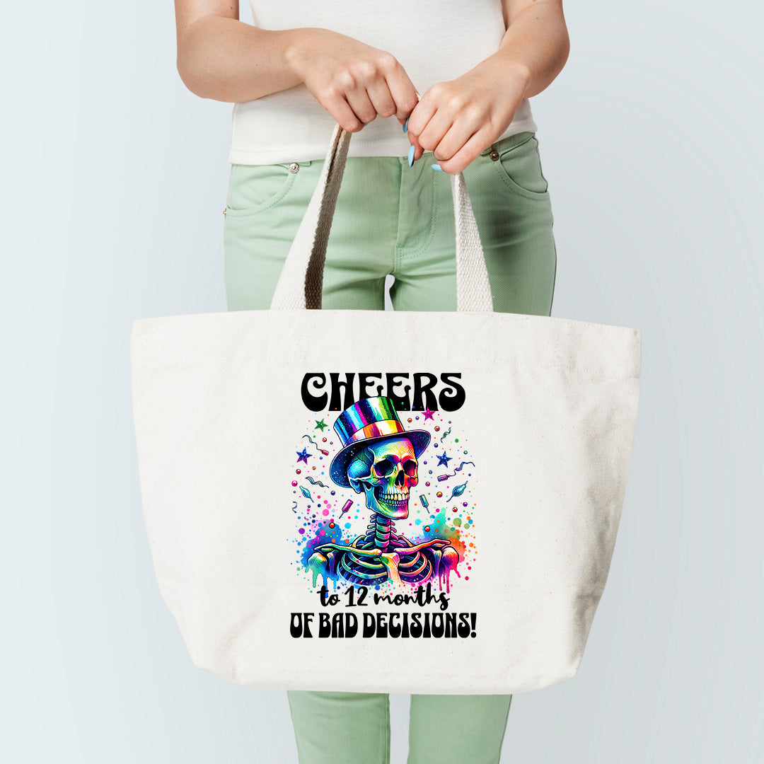 Years' Worth Of Bad Decisions Tote Bag
