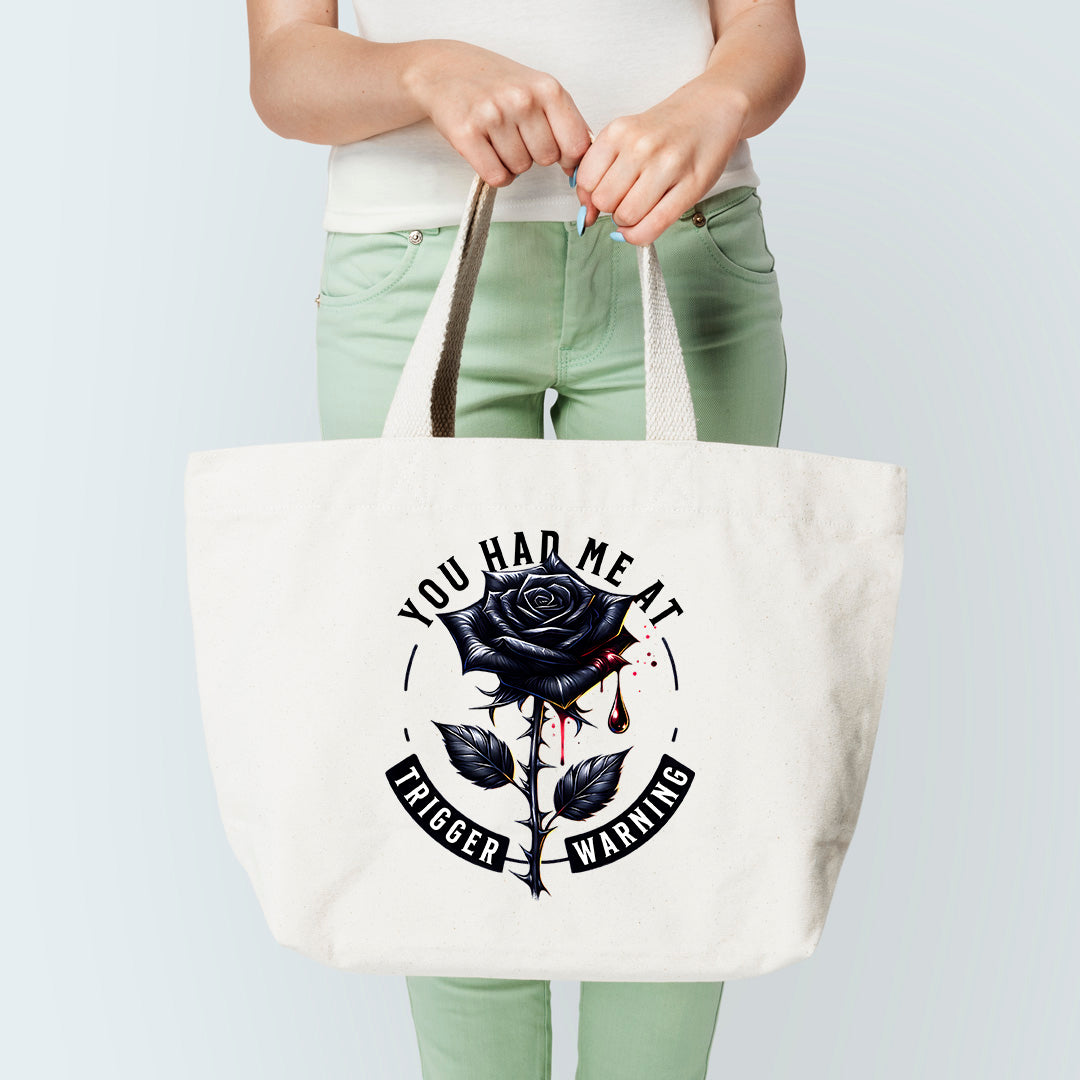 Trigger Warning Tote Bag
