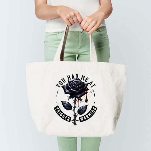 Trigger Warning Tote Bag