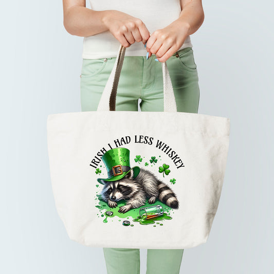 Drunk Raccoon Tote Bag