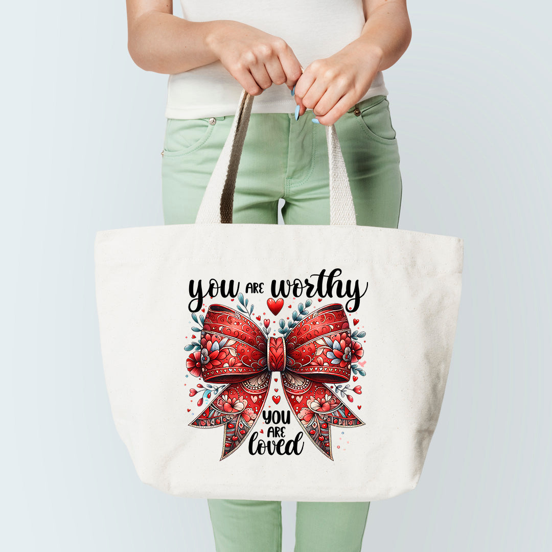 You Are Worthy Tote Bag