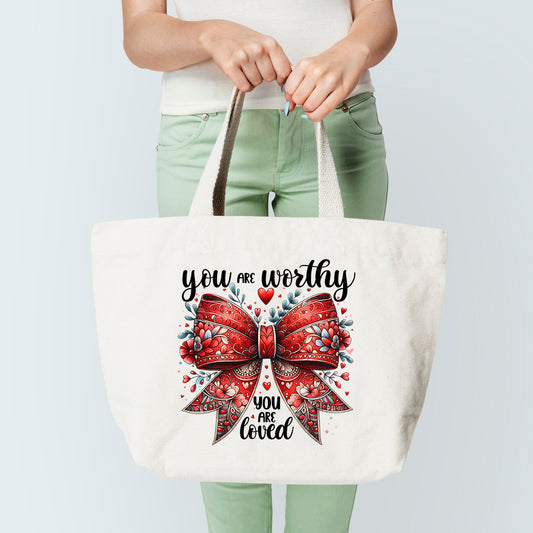 You Are Worthy Tote Bag
