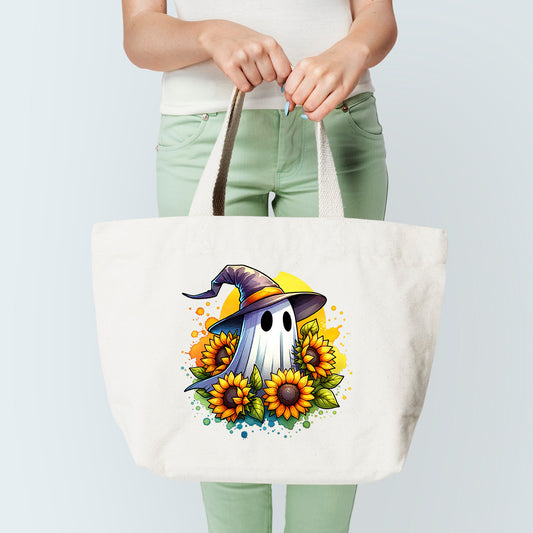Sunflower Ghost Tote Bag