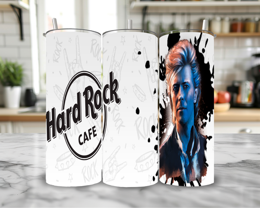 David Bowie 20oz Skinny Tumbler – Insulated Stainless Steel with Straws & Brush