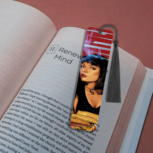 Pulp Fiction Bookmarker – Durable Laminated Bookmark
